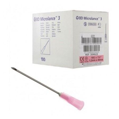 Aiguilles hypodermique rose