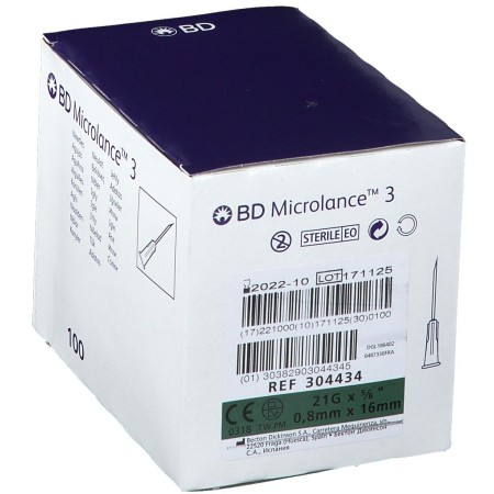 Aiguilles hypodermique Vert