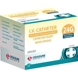 Catheter  24G Jaune B/100